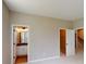 Main bedroom features entry ways to the bathroom and closet at 4075 Persian St, Greenwood, IN 46143