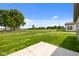 The backyard with lawn and a tree at 4076 Berry Chase Blvd, Greenwood, IN 46143