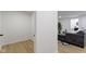 Hallway area leads to a fully furnished finished basement living room at 4725 Boulevard Pl, Indianapolis, IN 46208