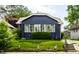 Charming single Gathering home with a well-manicured lawn and attractive dark blue painted facade at 5241 Guilford Ave, Indianapolis, IN 46220