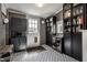 Mud room featuring decorative floors, built-in storage cabinets, and an exterior door for easy access at 5241 Guilford Ave, Indianapolis, IN 46220