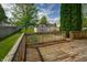 Spacious wooden deck area, perfect for entertaining and relaxation in the backyard at 5351 Eel River Ct, Indianapolis, IN 46221