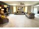 Cozy living room with comfortable seating, modern decor, and abundant natural light at 6309 Harvey Dr, Plainfield, IN 46168