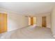 Neutral bedroom with carpet and interior doors at 6530 Kingswood Dr, Indianapolis, IN 46256
