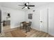 Bedroom featuring a desk and a view into the kitchen at 6682 English Dr, Avon, IN 46123
