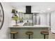 Contemporary kitchen with breakfast bar seating and stainless steel appliances at 6682 English Dr, Avon, IN 46123