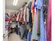 Walk-in closet with plenty of storage space for clothes and accessories at 6839 Powder Dr, Indianapolis, IN 46259