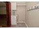 Practical storage room with shelving, cabinets, and durable flooring at 7228 Kimberly Ln, Plainfield, IN 46168