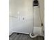 A glimpse inside the laundry room with essential hookups and space for appliances at 728 Lonsvale Dr, Anderson, IN 46013
