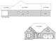 An exterior elevation showing brick and BRD & BTN siding and a 25 year asphalt shingle roof at 811 J Mccool Way, Greenwood, IN 46142