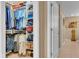 Well-organized walk-in closet with ample storage and shelving, designed for easy organization and accessibility at 8704 New Heritage Dr, Indianapolis, IN 46239