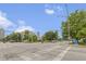 Street corner view of historical buildings and lush greenery at 108 E Saint Clair St # E, Indianapolis, IN 46204