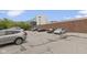 Parking lot view with modern building in the background at 108 E Saint Clair St # E, Indianapolis, IN 46204