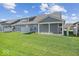 Beautiful backyard with lush green grass and a covered patio, great for outdoor gatherings and relaxation at 11469 Lottie Cir, Noblesville, IN 46060