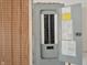 Close up of a home's utility panel at 11850 Stepping Stone Dr, Fishers, IN 46037