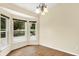 Bright breakfast nook with bay window and tile flooring at 12257 Driftstone Dr, Fishers, IN 46037