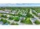 Neighborhood aerial view showing well-maintained homes and lawns, mature trees, and picturesque streetscapes at 13209 Westwood Ln, Fishers, IN 46038