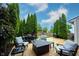 Relax on this lovely deck with outdoor seating and mature landscaping for privacy and tranquil enjoyment at 14030 Avalon East Dr, Fishers, IN 46037