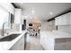 Spacious kitchen with a central island, modern appliances, ample counter space, and backyard views at 14030 Avalon East Dr, Fishers, IN 46037
