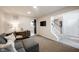 Spacious living room featuring stylish decor, modern furnishings, and an open layout at 14030 Avalon East Dr, Fishers, IN 46037