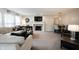 Bright and airy living room with a fireplace, comfortable seating, and elegant decor at 14030 Avalon East Dr, Fishers, IN 46037