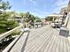 Outdoor entertaining deck overlooking the serene canal at 14035 Stone Key Way, Fishers, IN 46037