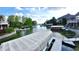 Picturesque canal view featuring private boat docks and waterfront residences at 14035 Stone Key Way, Fishers, IN 46040