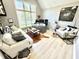 Bright, spacious home office with vaulted ceilings and large windows providing ample natural light at 14035 Stone Key Way, Fishers, IN 46040