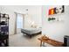 This cozy bedroom features neutral decor, and calming wall art, perfect for relaxing at 1452 Bigleaf Dr, Sheridan, IN 46069