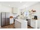 Beautiful kitchen with granite counters, stainless appliances and island at 1452 Bigleaf Dr, Sheridan, IN 46069