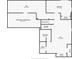 Basement floorplan featuring bar area, den, bath, storage and unfinished utility room at 1476 Anon Ct, Greenwood, IN 46143