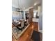 Charming dining room featuring a dark wood table with seating for four and hardwood floors at 1512 Bellefontaine St, Indianapolis, IN 46202