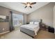 Cozy bedroom featuring neutral tones, soft lighting, and a comfortable bed for a relaxing and restful atmosphere at 15369 Mystic Rock Dr, Carmel, IN 46033