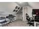 Versatile studio featuring music keyboard, comfortable chair, and recording equipment at 1717 W 10Th St, Anderson, IN 46016