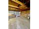 Spacious unfinished garage with concrete floor and natural light at 1806 Union St, Columbus, IN 47201