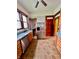 Functional kitchen featuring stainless steel appliances, ample cabinet space, and natural light at 1806 Union St, Columbus, IN 47201