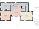 Floor plan featuring a Kitchen, Living Room, Bedroom, Bathroom, and Laundry Room at 225 S Carthage Rd, Charlottesville, IN 46117