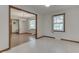 This dining room features wood floors, natural light, and an open design at 31 N Restin Rd, Greenwood, IN 46142