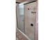 Bathroom shower with glass doors at 3412 Loral Dr, Anderson, IN 46013