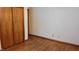 Bedroom boasts hardwood floors, closet, and ample space at 3412 Loral Dr, Anderson, IN 46013