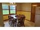 Kitchen eating area features table and chairs, perfect for Gathering meals at 3412 Loral Dr, Anderson, IN 46013