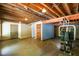 Spacious basement ready to be finished with equipment at 3660 S Conservation Club Rd, Morgantown, IN 46160