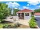 Backyard featuring outdoor seating area and lush green landscape at 3744 S Meridian St, Indianapolis, IN 46217