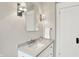 Elegant bathroom featuring a modern vanity, stylish lighting, and neutral color palette at 3744 S Meridian St, Indianapolis, IN 46217