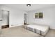 Bedroom with windows letting in light, carpeted floor, and neutral walls at 3975 Denwood Dr, Indianapolis, IN 46226