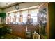 Living room with hardwood floors, natural light and built in storage at 4429 Iowa St, Clayton, IN 46118