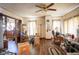 Cozy living room featuring hardwood floors, neutral walls, and natural light, creating a comfortable living space at 4429 Iowa St, Clayton, IN 46118