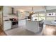 Bright kitchen with stainless steel appliances and an island at 4720 E 42Nd St, Indianapolis, IN 46226