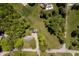 Aerial view of residences surrounded by lush trees and expansive lawns under a clear sky at 503 E Bunker Hill Rd, Mooresville, IN 46158
