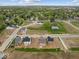 Stunning aerial view showcases new houses amid expansive green spaces offering a peaceful neighborhood at 558 Plowman Dr, Shelbyville, IN 46176